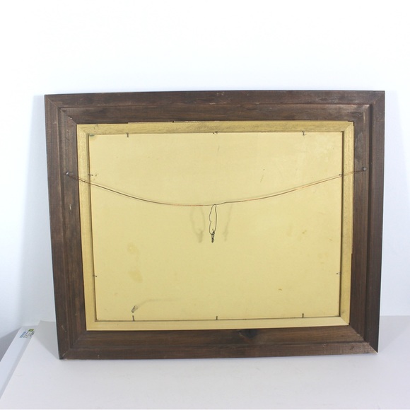 1970’s Vintage Wine and Fruit Still Life Paint by Numbers Painting, PBN Framed - Picture 9 of 9